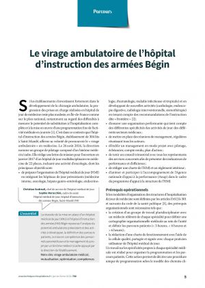 Le virage ambulatoire de l’hôpital d’instruction des armées Bégin