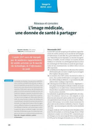 Réseaux et consoles : L’image médicale, une donnée de santé à partager