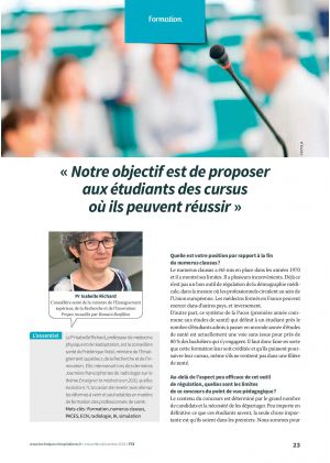 « Notre objectif est de proposer aux étudiants des cursus où ils peuvent réussir »