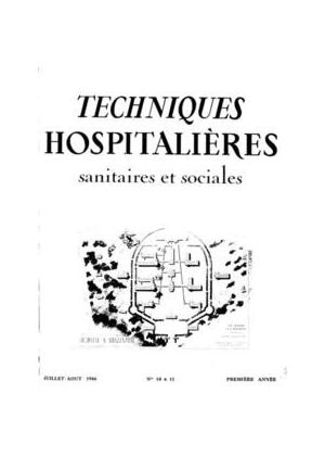 Revue Techniques hospitalières n°10-11